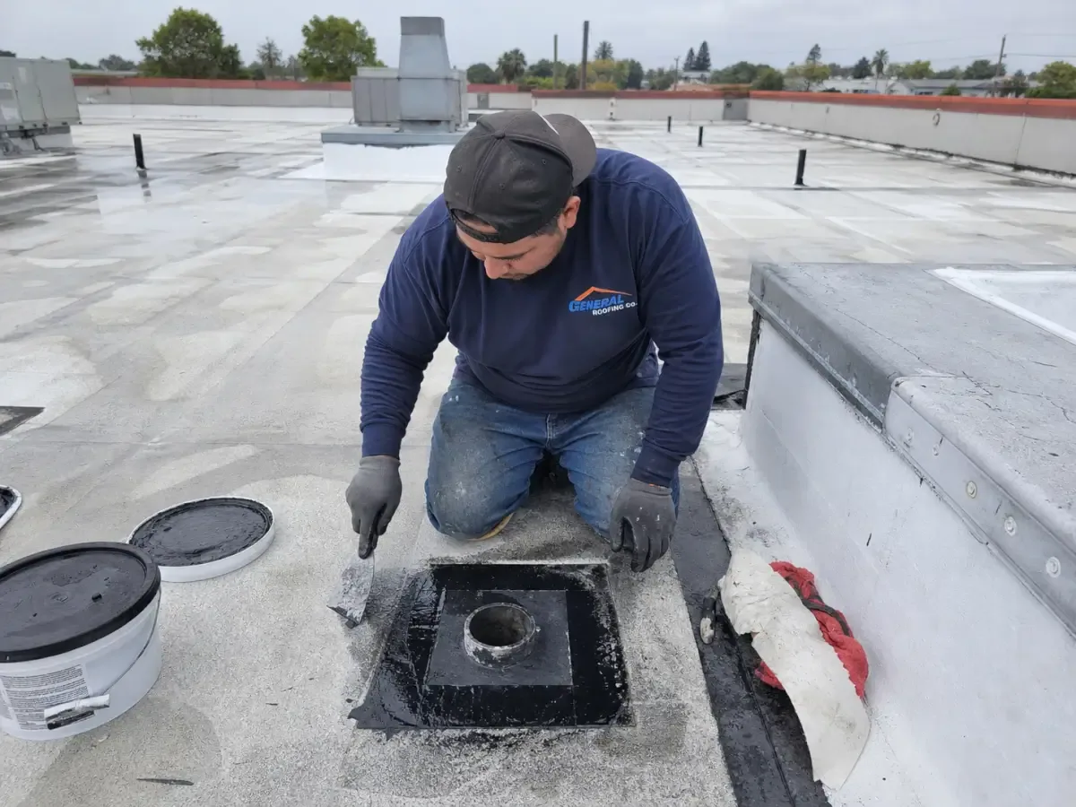 Roof Membrane Puncture and Impact Repair in Cedar Rapids, IA
