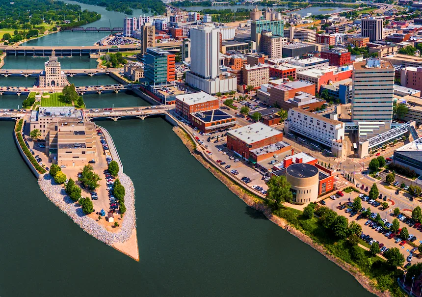Downtown Cedar Rapids, Iowa