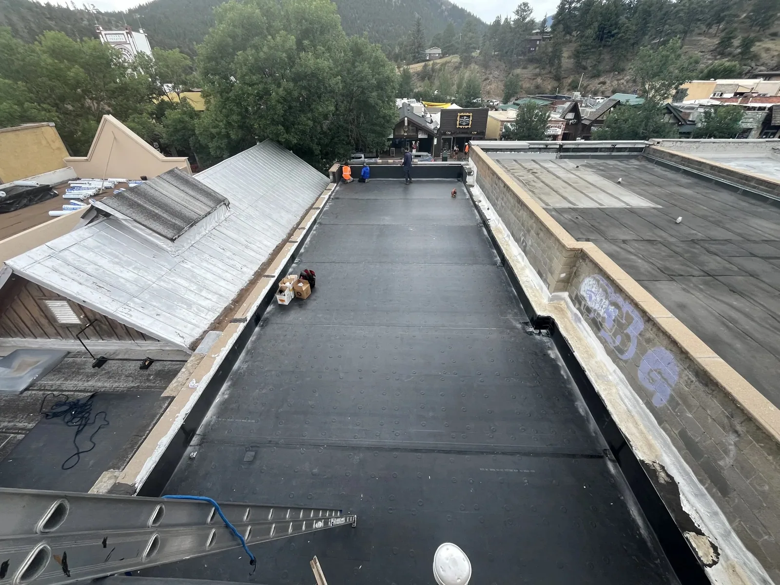 Commercial Roof Coating Restoration in Cedar Rapids, IA